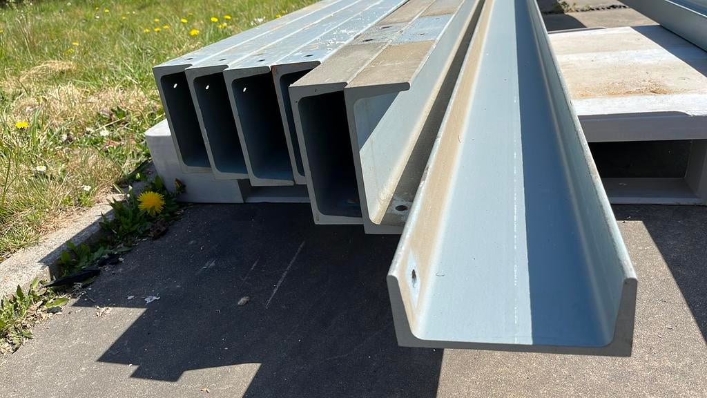 Stalen profielen UPN1600 x4500, UPN180 x4500, Doe-het-zelf en Bouw, Metalen, Ophalen of Verzenden, Zo goed als nieuw