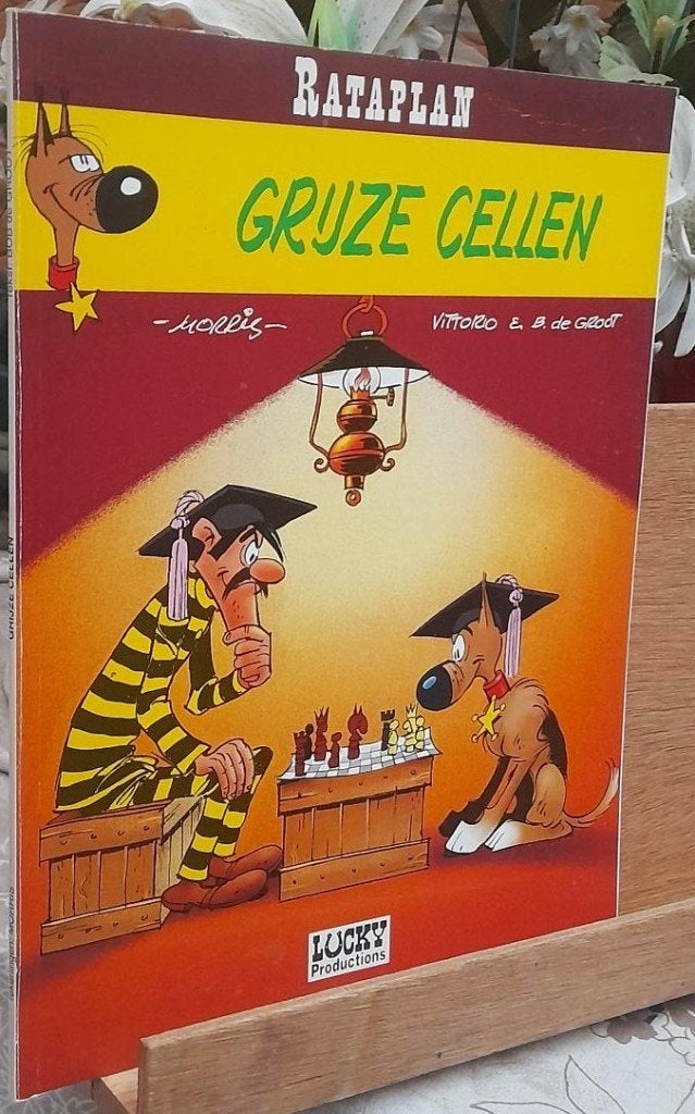 lucky luke / rataplan nr 7 grijze cellen zeldzaam, Boeken, Stripverhalen, Eén stripboek, Ophalen of Verzenden, Zo goed als nieuw