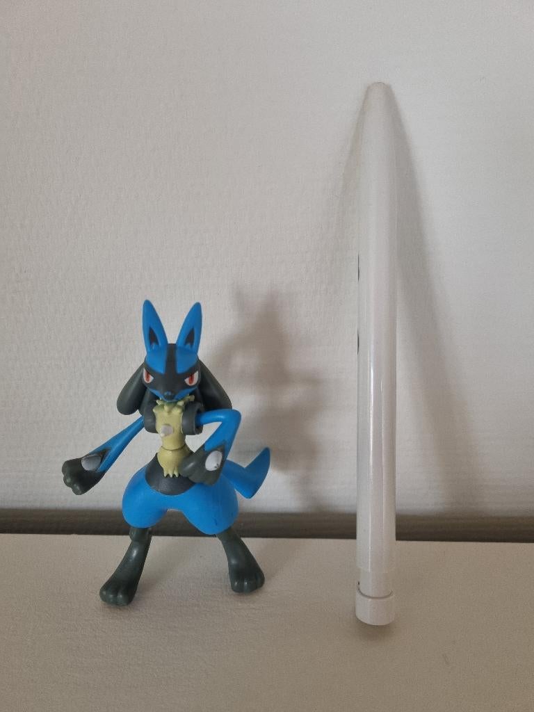 Lucario - pokemon actiefiguur, Ophalen of Verzenden, Zo goed als nieuw