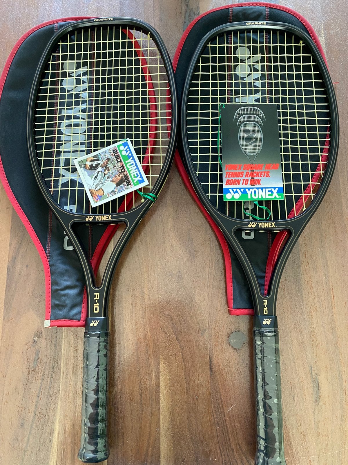 2 Yonex square/head tennisrackets R-10, Ophalen, Zo goed als nieuw, Racket, Overige merken
