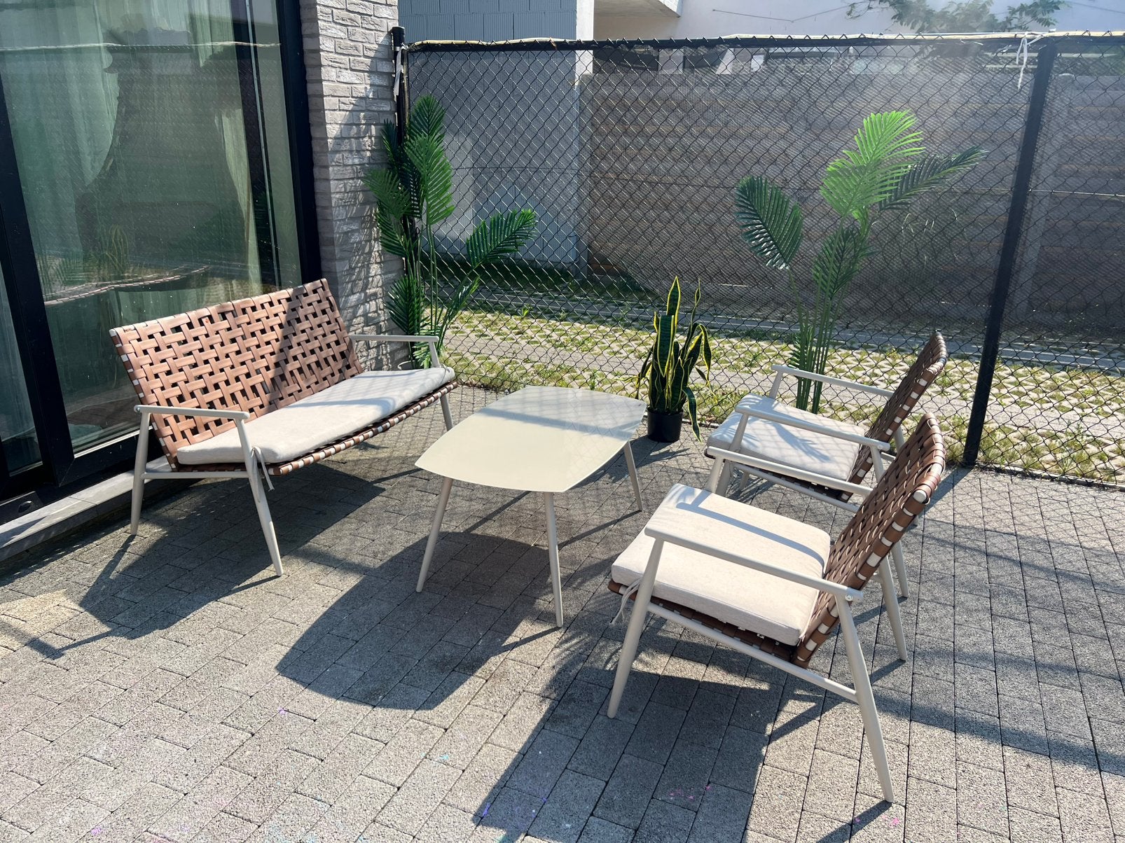 Tuin set, Tuin en Terras, Tuinsets en Loungesets, Ophalen, Zo goed als nieuw