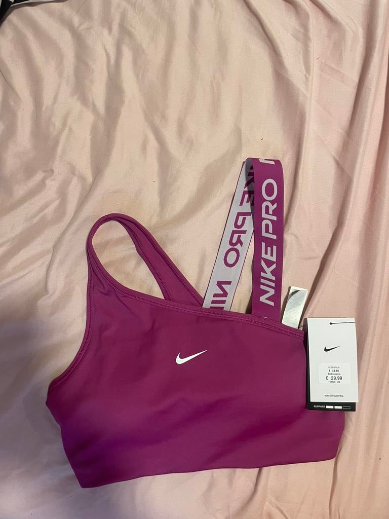 Soutien-gorge de sport rembourré à soutien moyen pour femmes, Taille 38/40 (M), Enlèvement ou Envoi, Rose, Neuf