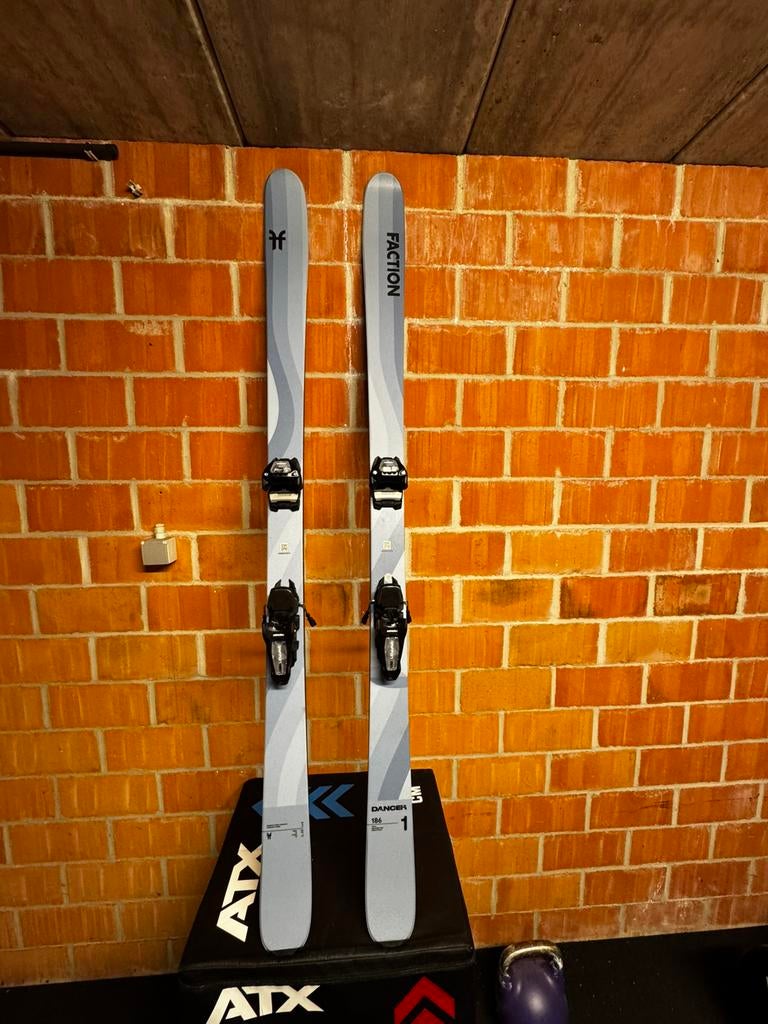 Faction ski Dancer 1 186cm + marker griffon 13 binding, Ophalen, Zo goed als nieuw, Ski