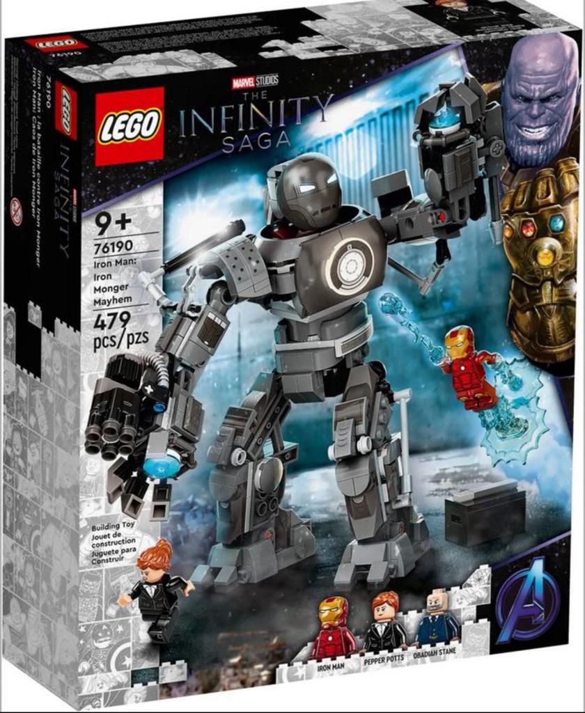 Lego 76190 - Iron Man: Iron Monger Mayhem, Ophalen, Marvel, Lego, Zo goed als nieuw