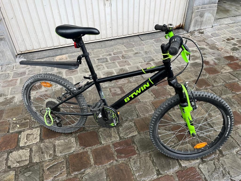 B'Twin Dark Hero 500 20 inch kinderfiets, Fietsen en Brommers, Fietsen | Crossfietsen en BMX, Gebruikt, 16 tot 20 inch, Staal
