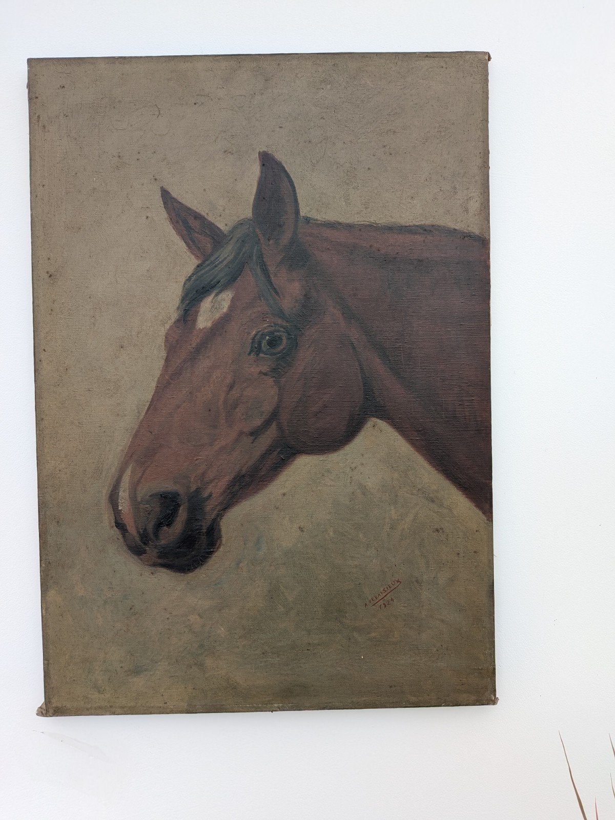peinture sur toile 1924 de Debaisieux, Enlèvement ou Envoi, Toile