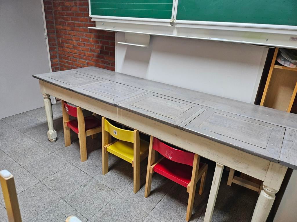 Schoolbank   meer dan 60 jaar oud, Huis en Inrichting, Overige Huis en Inrichting, Ophalen