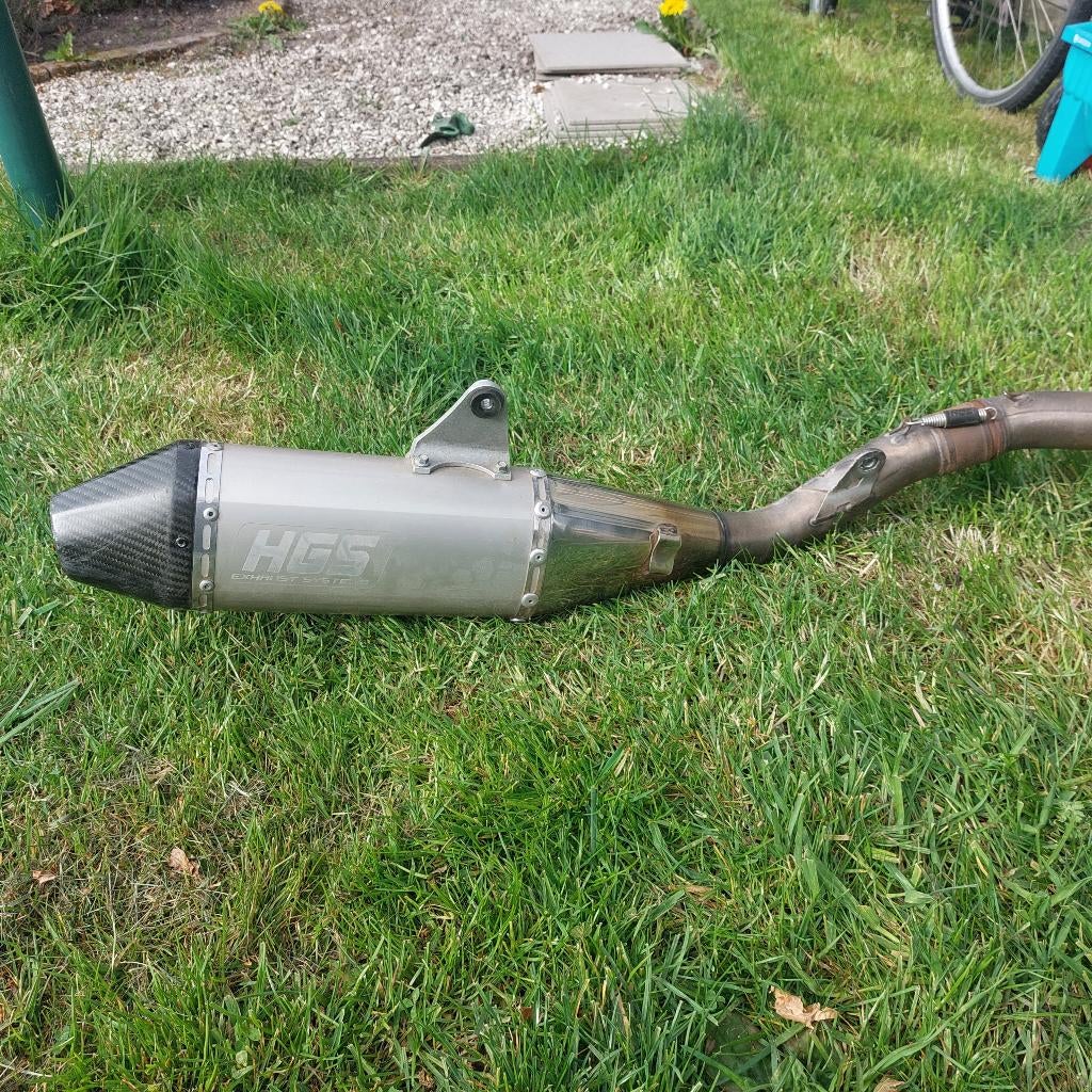 uitlaat honda crf 450, Motoren, Ophalen, Gebruikt