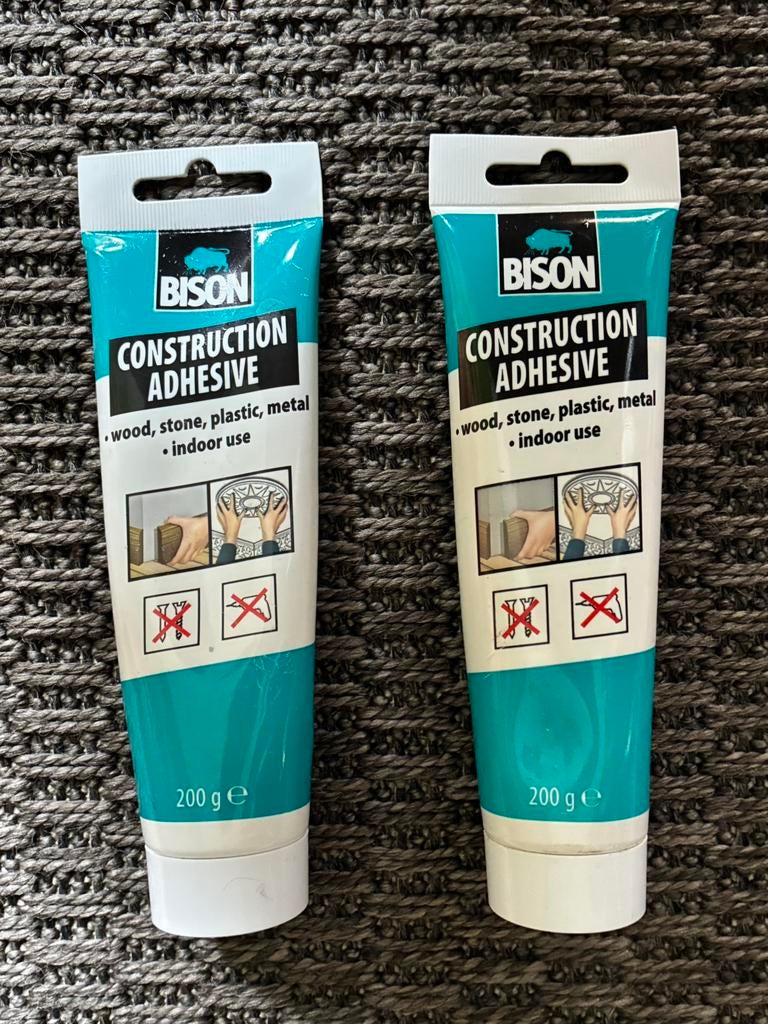 Bison Montagelijm/Constructielijm, Doe-het-zelf en Bouw, Ophalen of Verzenden, Zo goed als nieuw