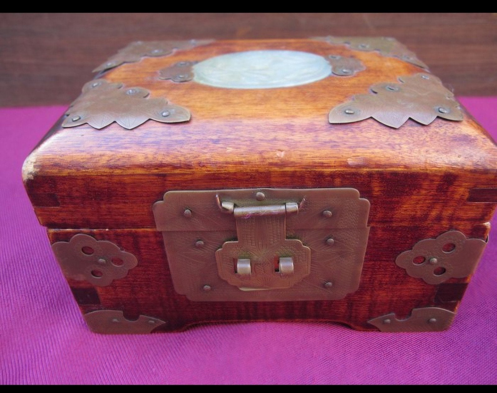 LOT 3x Vintage Doosjes - Art Nouveau + Chinees + Luxemburg, Ophalen of Verzenden, Zo goed als nieuw, Hardcase, Met slot