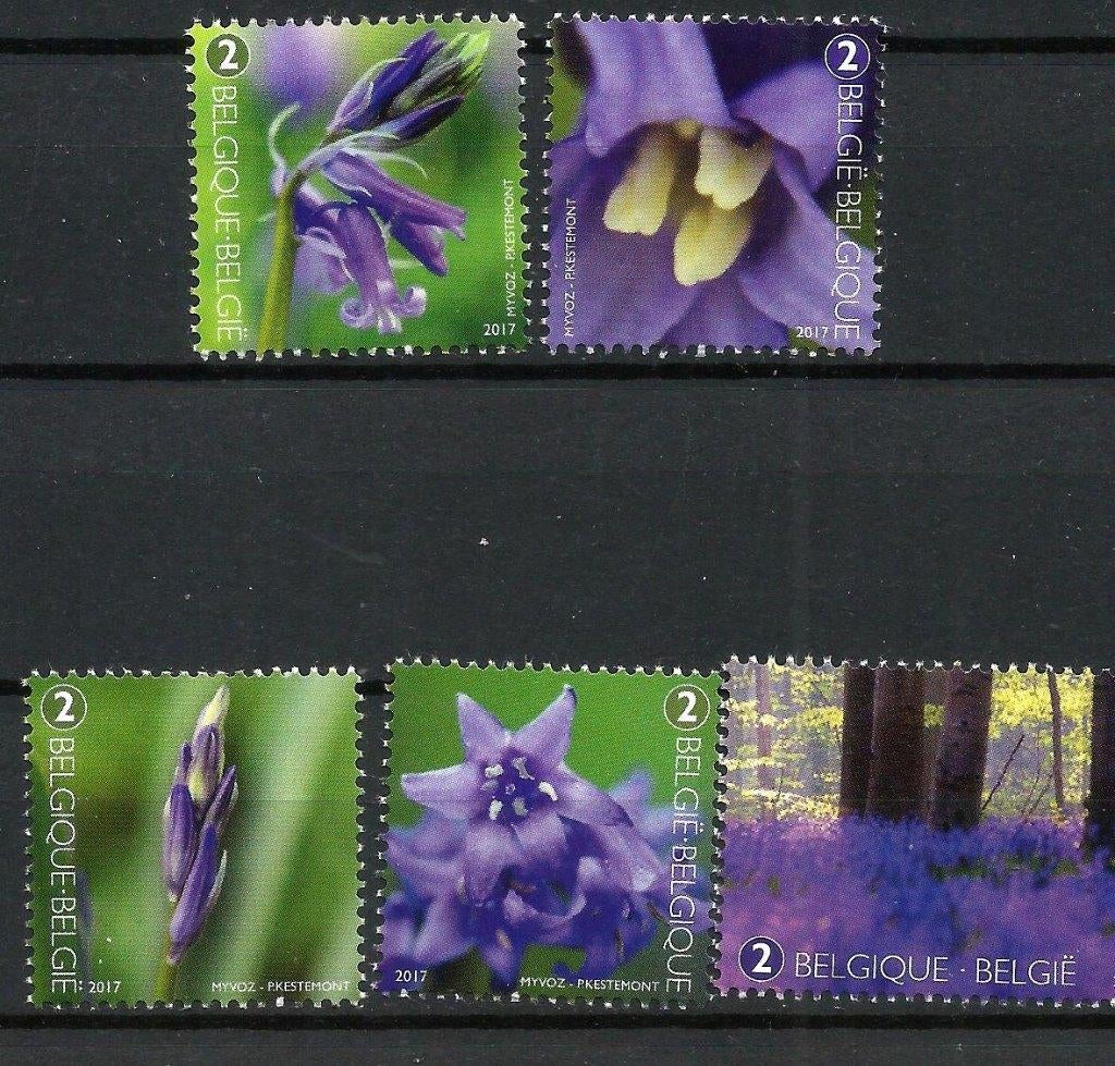 2017 Zegels uit blok 247 OBP 4672/6**, Postzegels en Munten, Orginele gom, Ophalen of Verzenden, Zonder stempel, Postfris