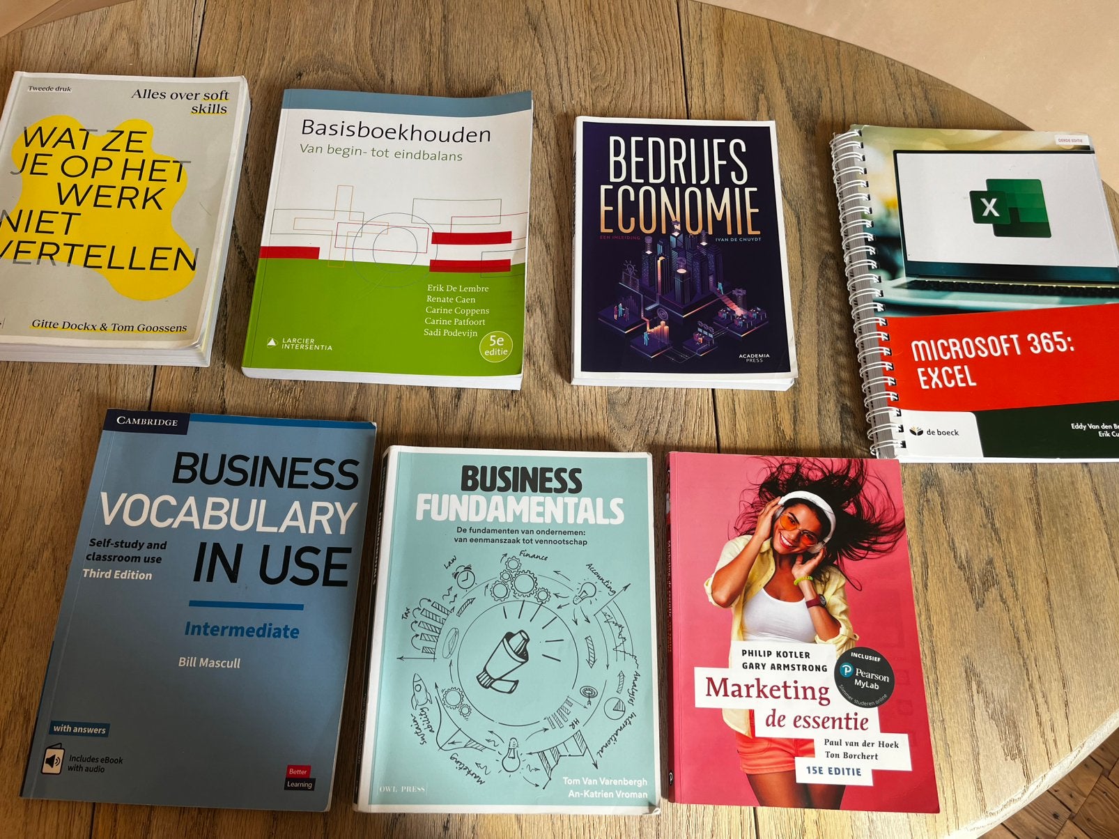 Studieboeken 1e jaar bachelor Bedrijfsmanagement, Boeken, Ophalen of Verzenden, Zo goed als nieuw, Hogeschool