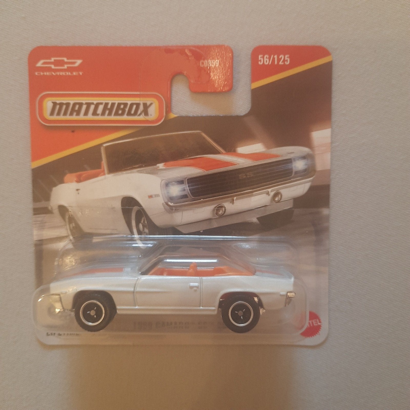 MATCHBOX *N 56/125* CHEVROLET CAMARO SS 396 1969 *NOUVEAU*M, Enlèvement, Neuf, Voiture, Matchbox