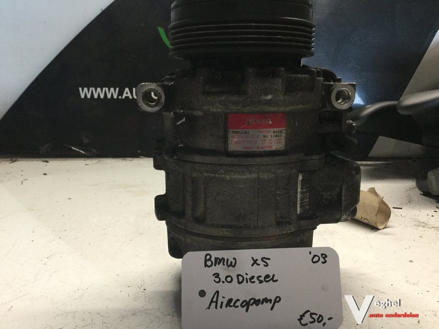BMW X5 2003 3.0 Diesel Aircopomp   7SBU16C, -, Utilisé, -, -