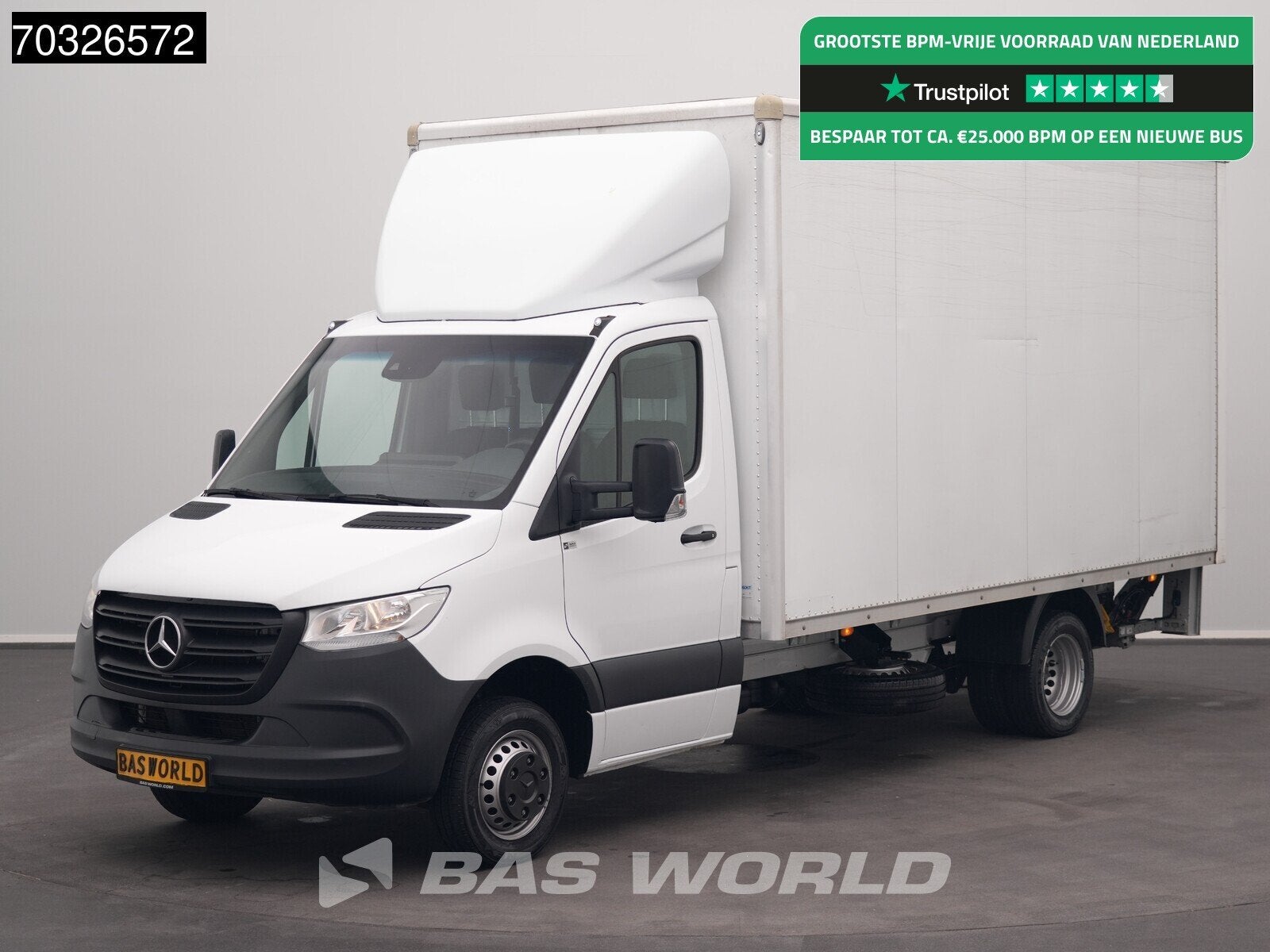 Mercedes Sprinter 515 CDI Laadklep Zijdeur Dubbellucht 150PK, Stof, Gebruikt, 4 cilinders, 2000 kg