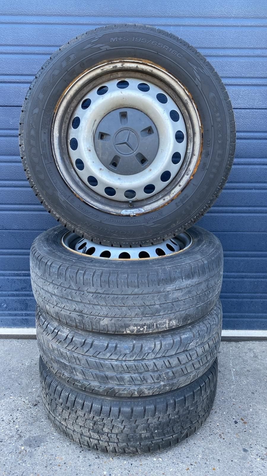 Mercedes-Benz Vito Viano velgen 195-65-16 5x112 - Set 20.68, -, Banden en Velgen, Ophalen of Verzenden, -