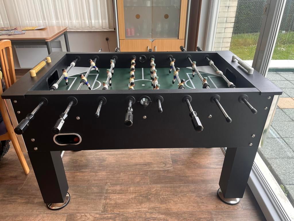 Kickertafel, Ophalen, Gebruikt