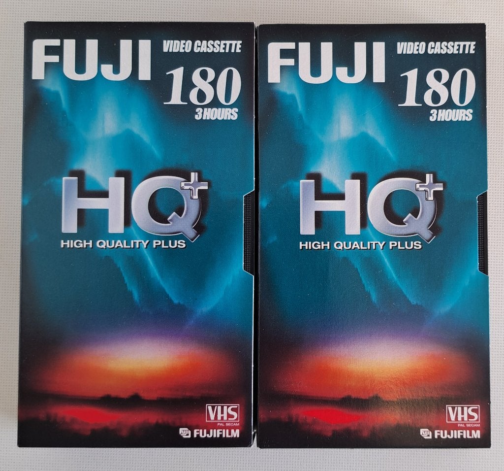 Gebruikte videobanden FUJI 180 HQplus VHS, Cd's en Dvd's, Ophalen, VHS