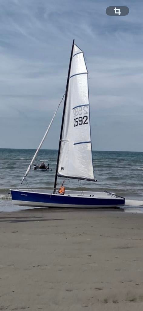 Laser 2000 zeilboot/rubberboot, Laser, Ophalen, Laser, Fok