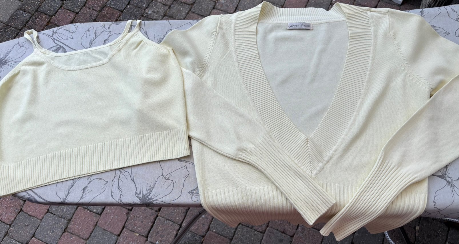 Goede kwaliteit bloes+kort topje M, Kleding | Dames, Maat 38/40 (M), Geel, Ophalen of Verzenden, Zo goed als nieuw