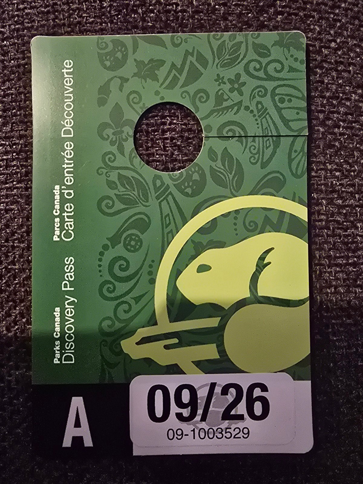 Discovery Pass Canada, Tickets & Billets, Vignettes automobiles