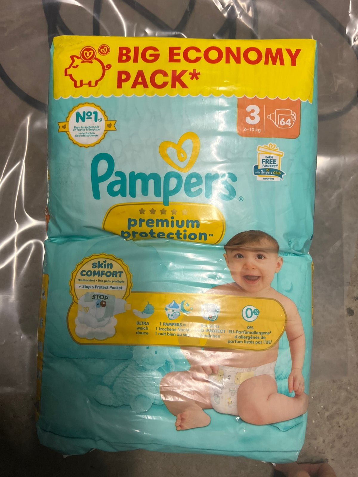 Protection Pampers Premium taille 3/64 pièces, Enfants & Bébés, Bains & Soins, Enlèvement, Comme neuf
