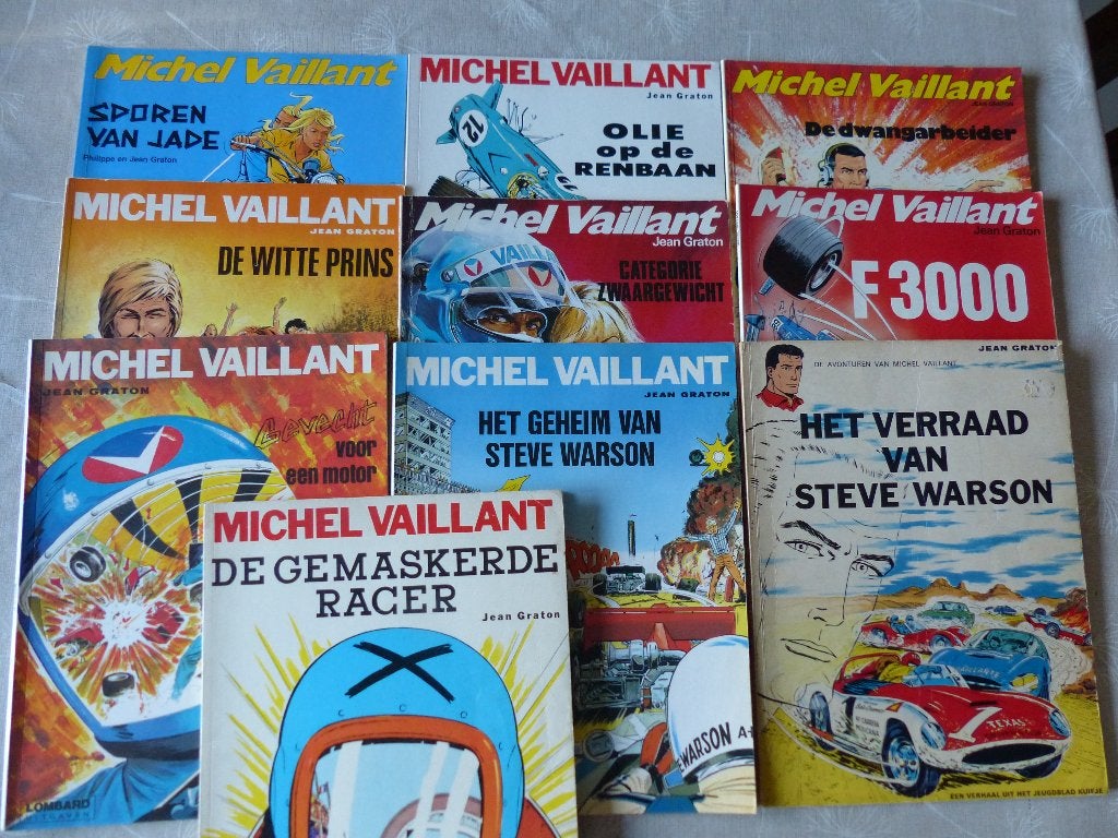 pakketje Michel Vaillant, Boeken, Meerdere stripboeken, Ophalen, Gelezen