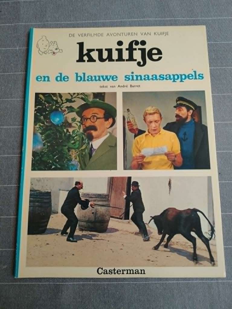Kuifje en de blauwe sinaasappels, Boeken, Ophalen of Verzenden