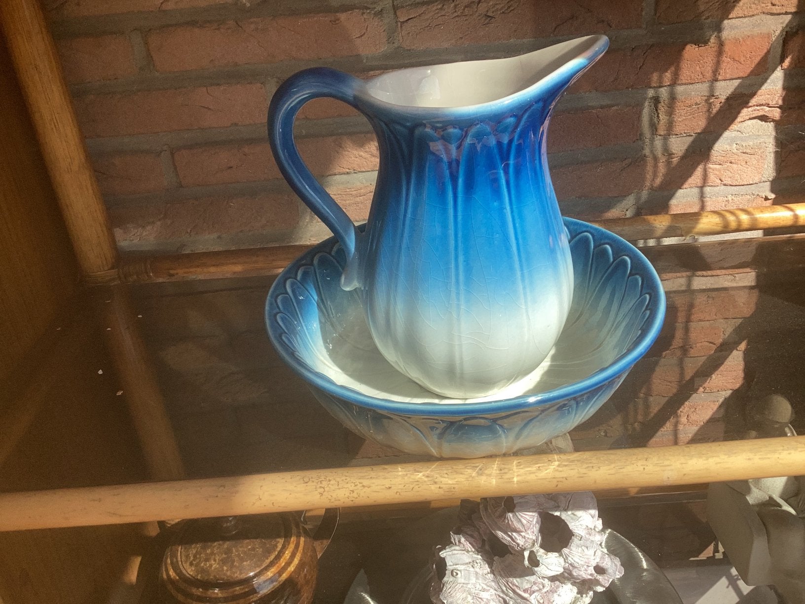 Lampetkom,waterpot en onderstel, Ophalen