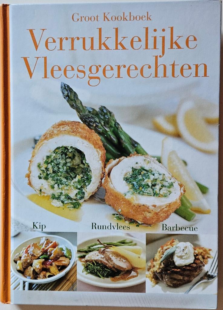 Verrukkelijke vleesgerechten - Kip - Rundsvlees - Barbeque, Enlèvement ou Envoi, Comme neuf, Diverse Auteurs, Autres types