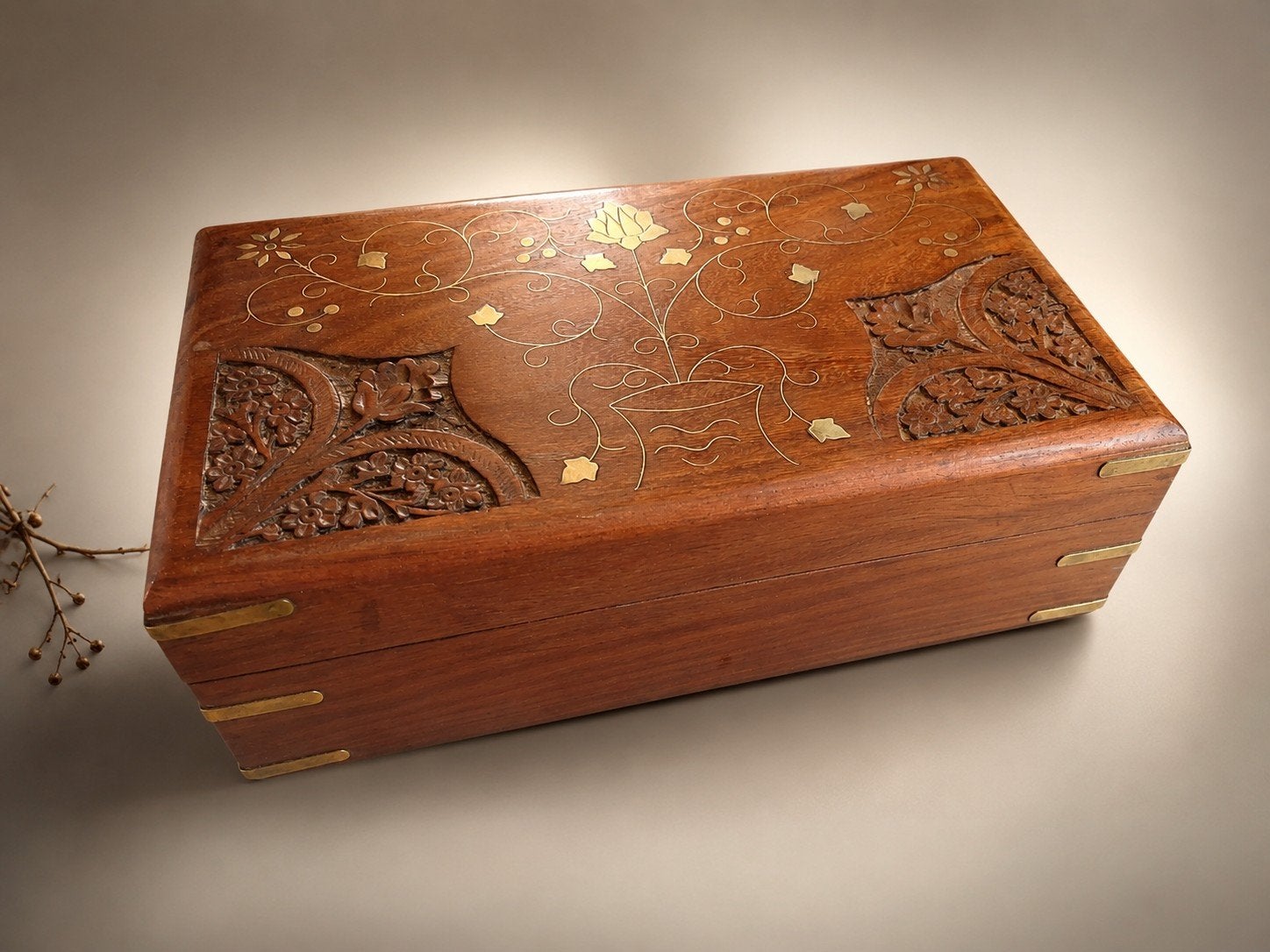 Élégant coffret à bijoux de style Art nouveau,, Enlèvement ou Envoi
