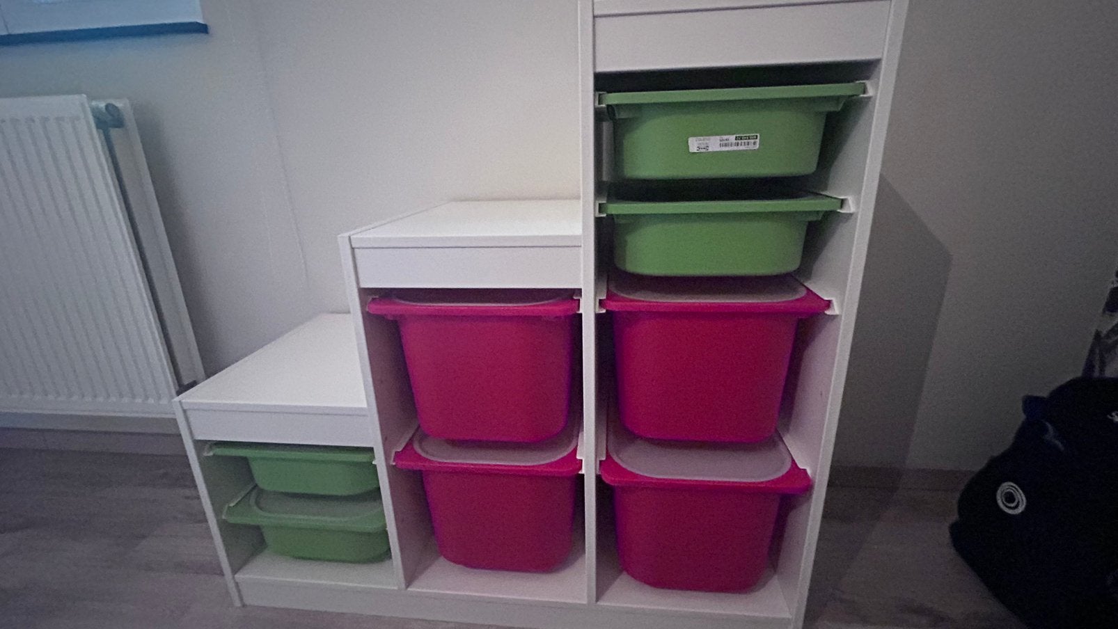 IKEA TROFAST opbergkast met 8 bakken, Ophalen, Overige materialen, Minder dan 50 cm, Gebruikt