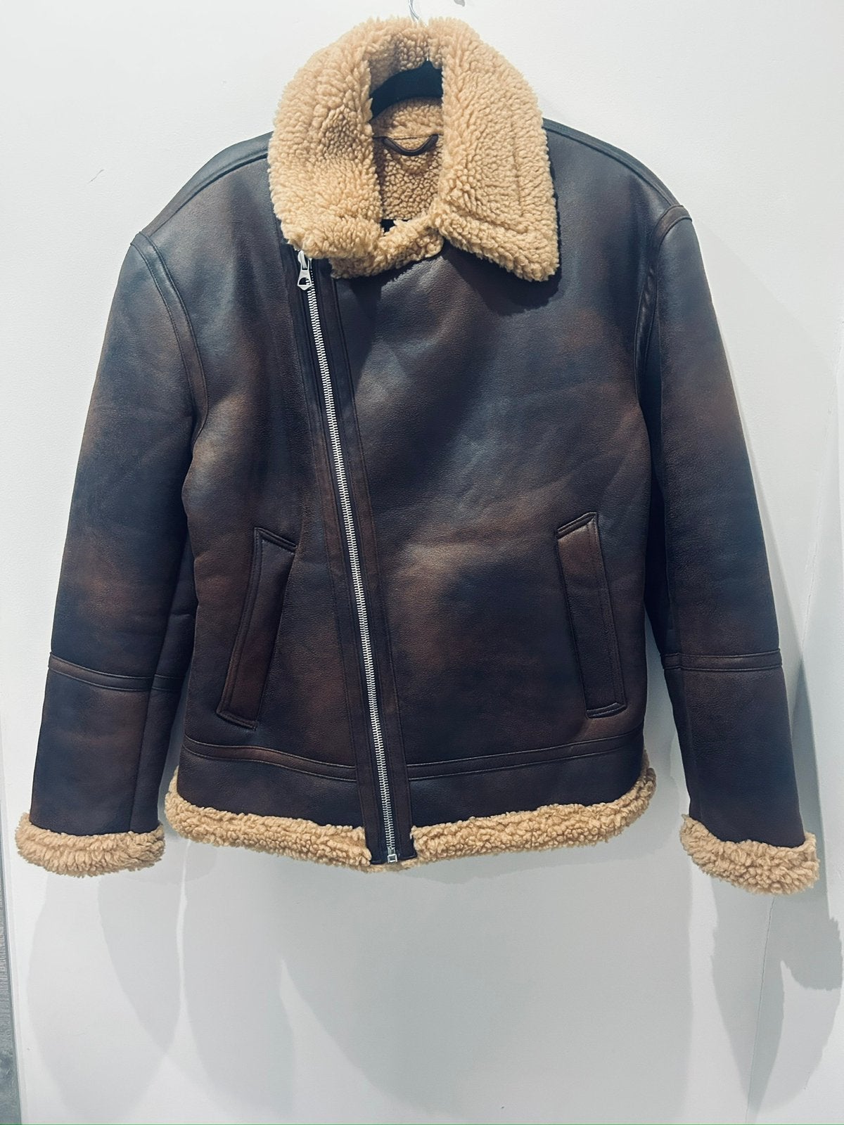 Manteau Doublé Effet Peau de Mouton zara (M), Enlèvement ou Envoi, Comme neuf