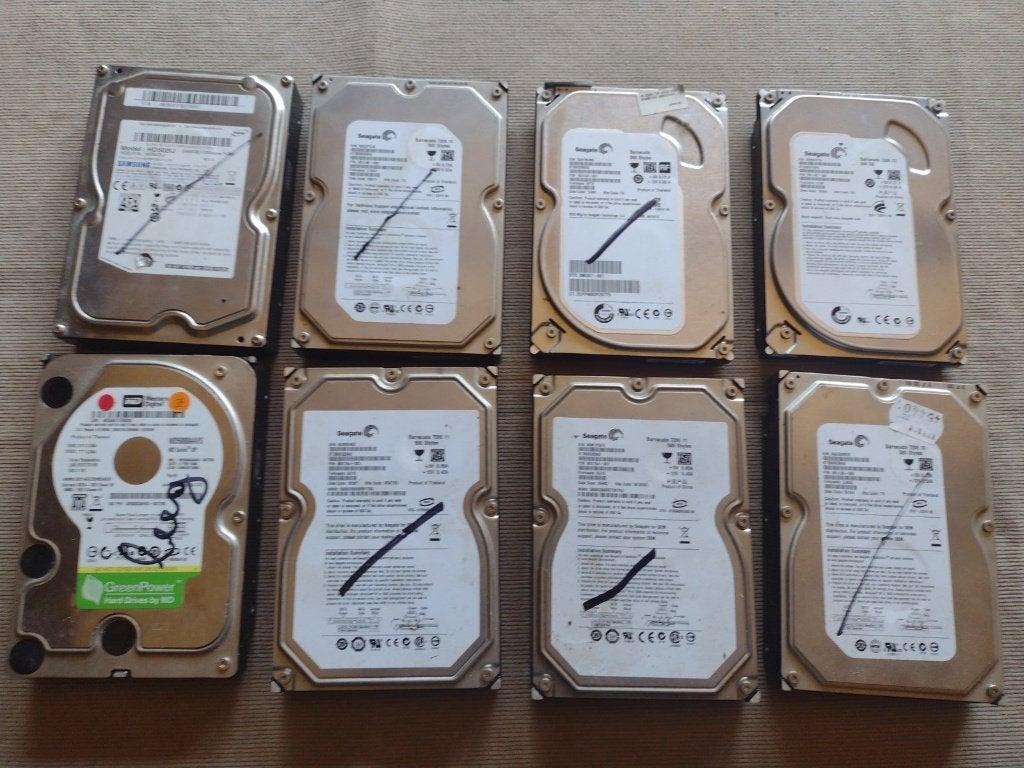 Lot 8 x 500GB HDD vooral seagate, Informatique & Logiciels, Disques durs, Enlèvement, SATA, HDD