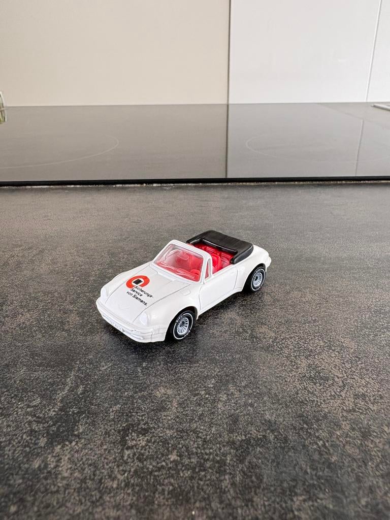 Siku Porsche 911 Cabrio Siemens, Ophalen of Verzenden, Zo goed als nieuw, Auto, SIKU