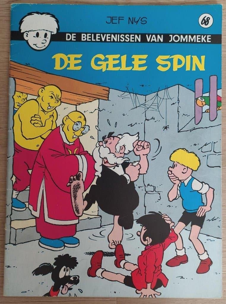 Jommeke - De gele spin (1978) ( misprint / misdruk ), Ophalen of Verzenden