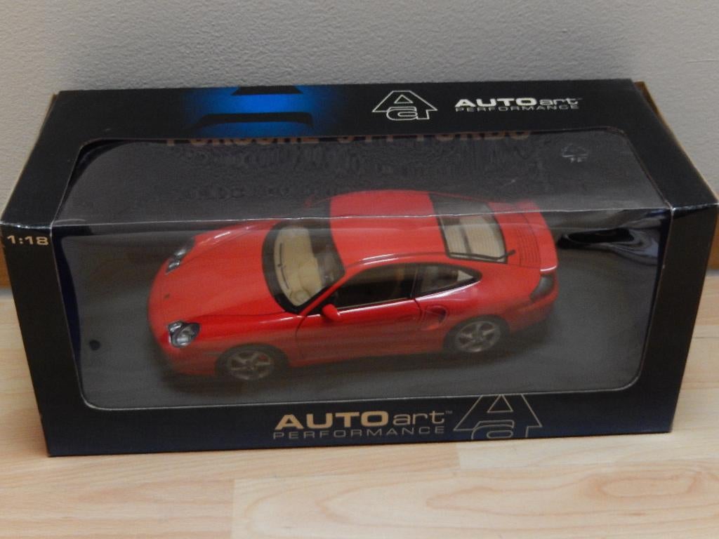 Porsche 911 Turbo 1/18 Autoart, Ophalen of Verzenden, Nieuw, Auto, Autoart