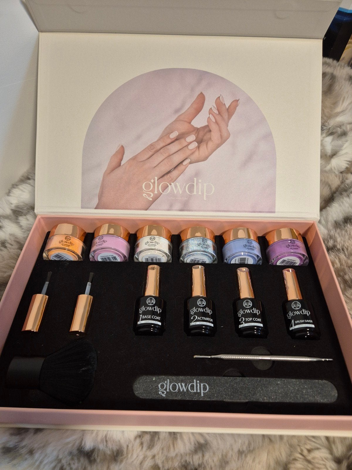 Glowdip, Ophalen of Verzenden, Zo goed als nieuw, Handen en Nagels, Accessoires