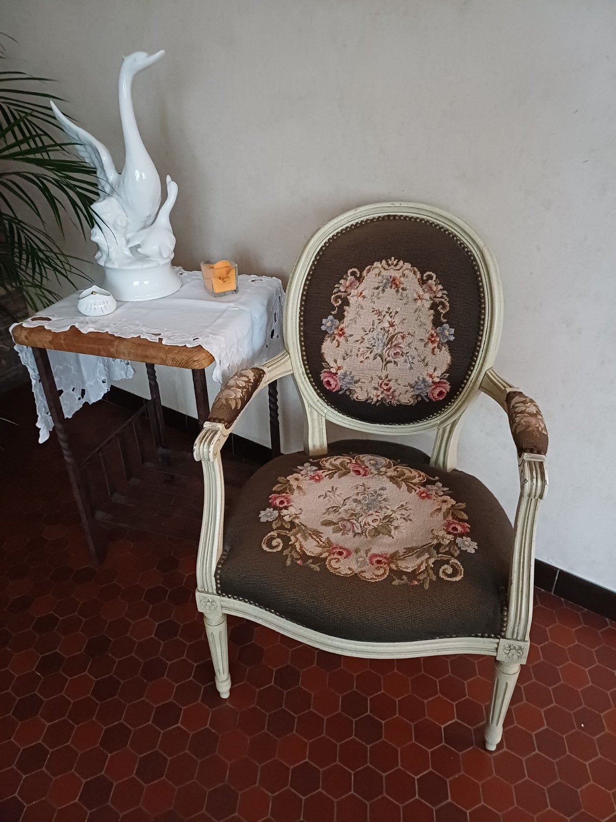 Stoel Louis XV, Ophalen