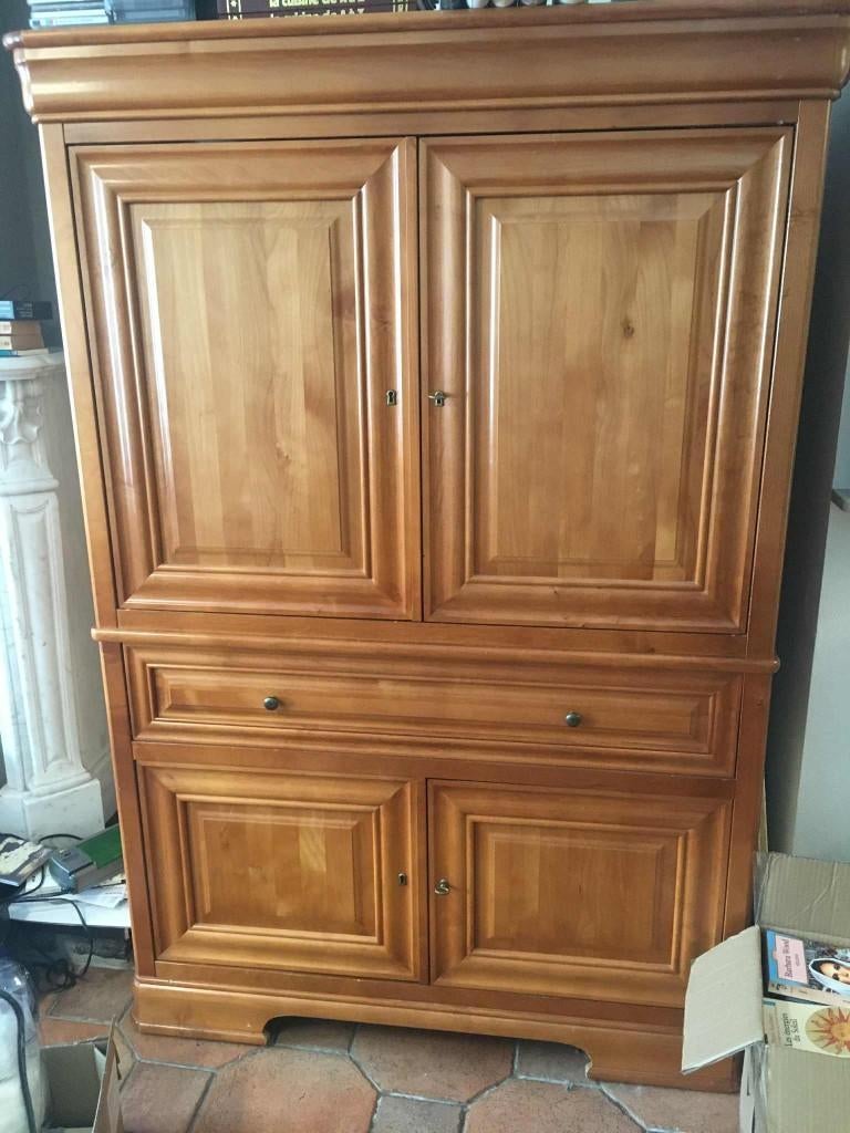 meuble de télévision, Klassiek, 100 à 150 cm, Utilisé, 50 à 75 cm