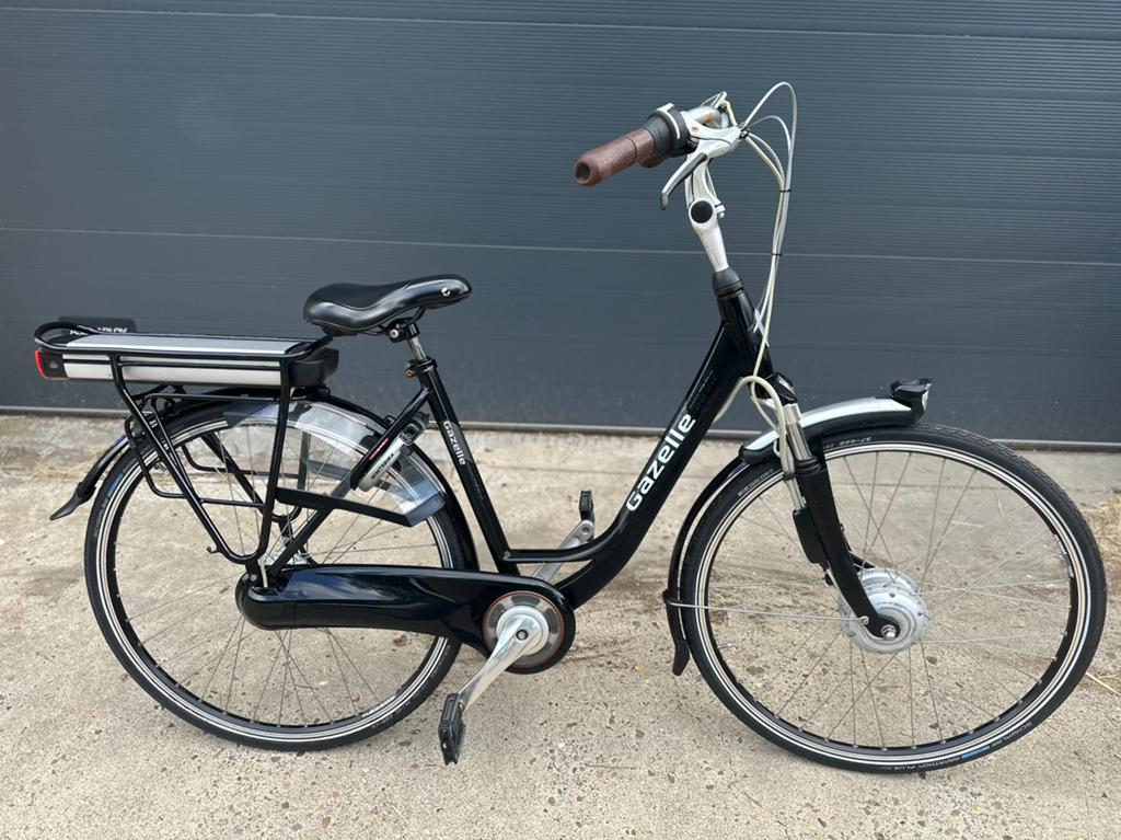 Electrische gazelle orange plus fiets, Ophalen, Zo goed als nieuw, 51 tot 55 cm, 50 km per accu of meer