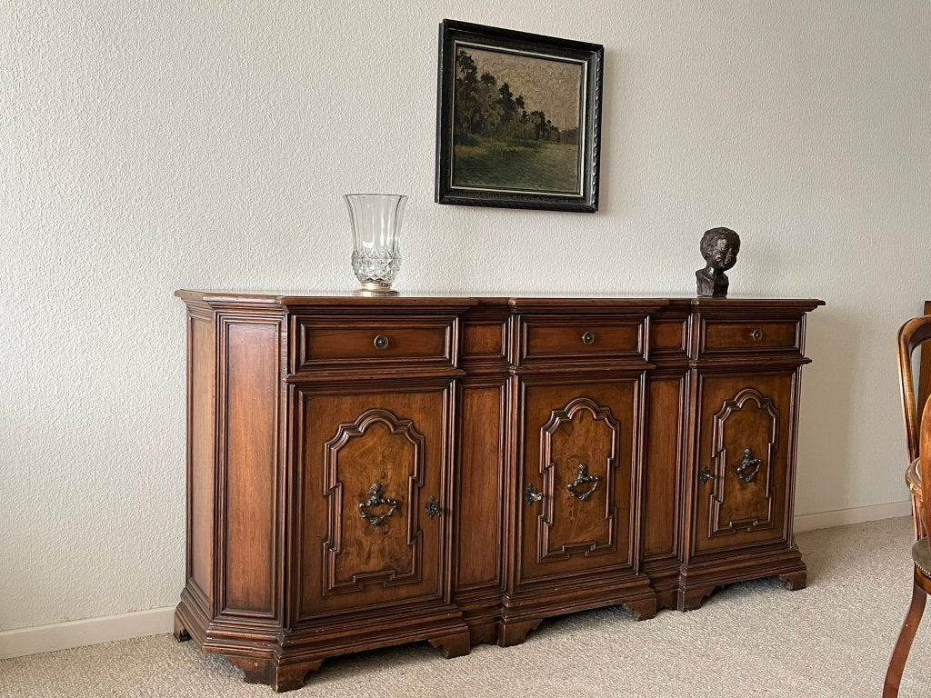 Commode, Maison & Meubles, Landelijk / Rustiek, 25 à 50 cm, 200 cm ou plus, Avec tablette(s)