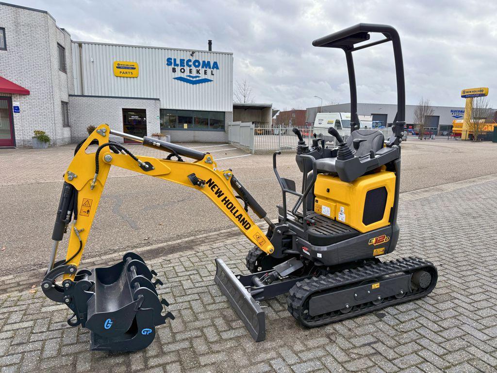 New Holland E12D Minigraver, Zakelijke goederen, Machines en Bouw | Kranen en Graafmachines, Graafmachine