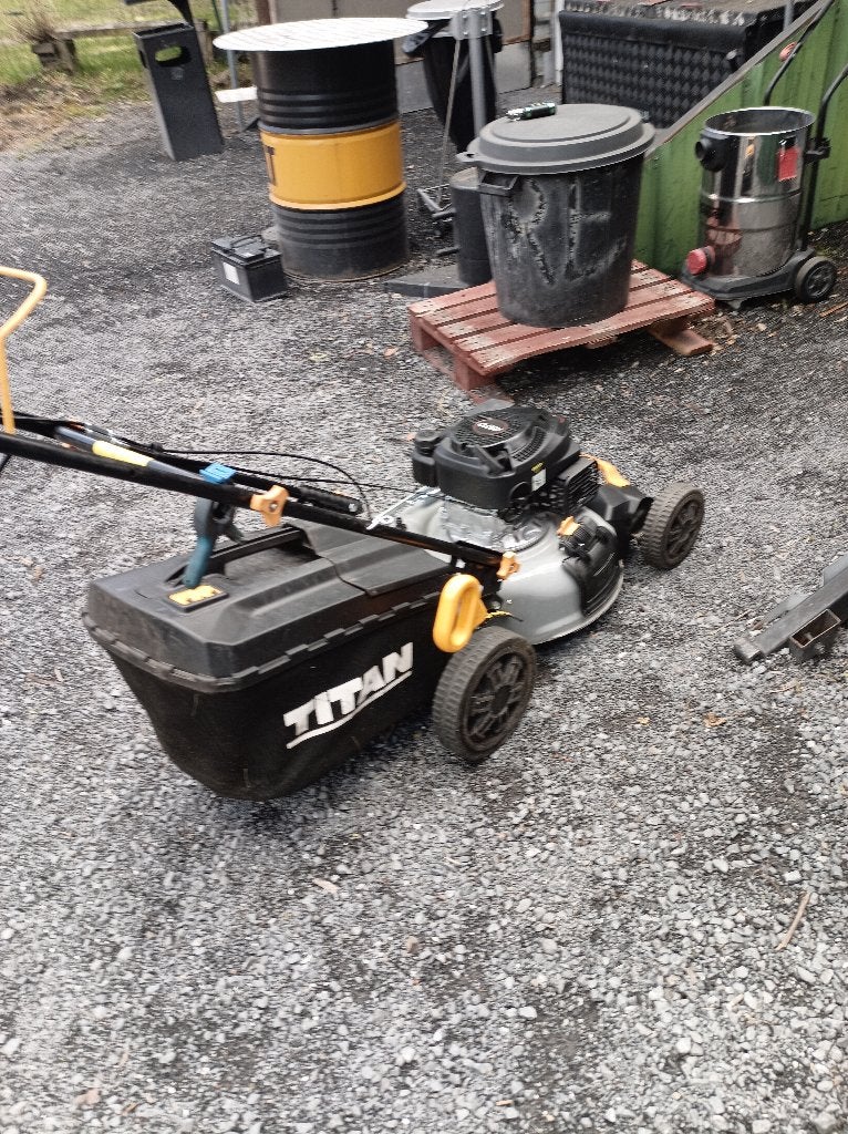 Tondeuse autotractée 51 cm de coupe, Ophalen, Cirkelmaaier, Gebruikt, Opvangbak
