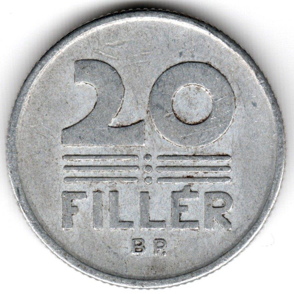 Hongarije : 20 Filler 1967  KM#573  Ref 16209, Postzegels en Munten, Ophalen of Verzenden, Hongarije, Losse munt