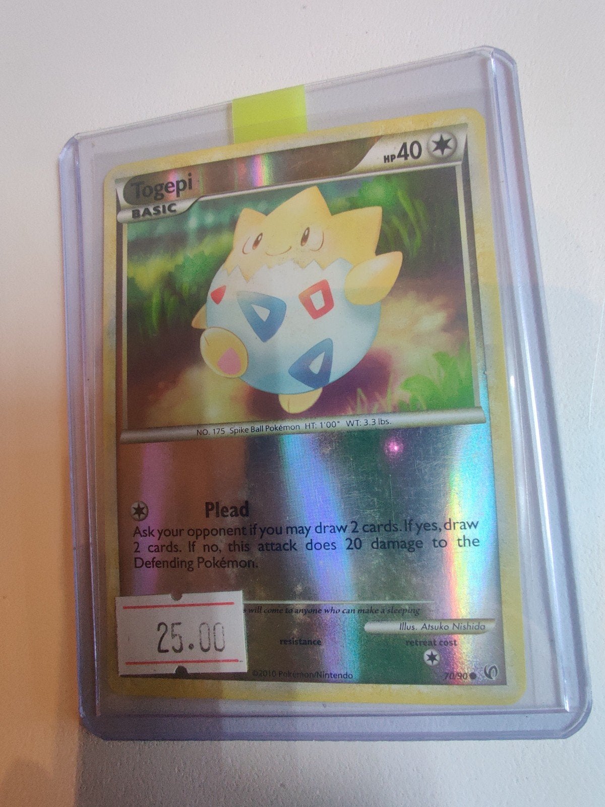 Togepi UD 70, Enlèvement, Comme neuf, Cartes en vrac, Foil