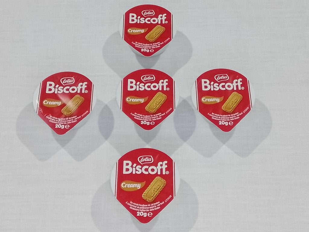 Lotus Biscoff Smeerpasta 20g – 5x – Ongeopend, Divers, Produits alimentaires, Enlèvement