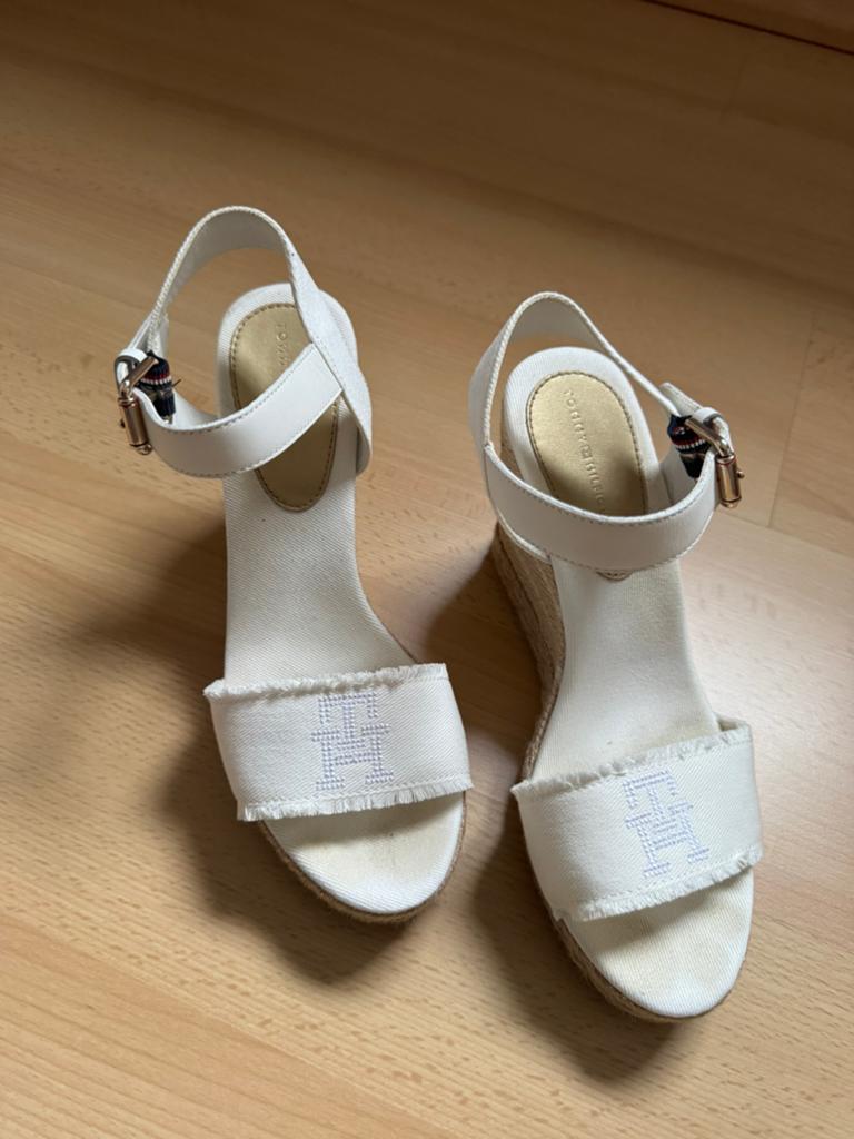 Sandalen met hak Tommy Hilfiger, Ophalen of Verzenden, Zo goed als nieuw