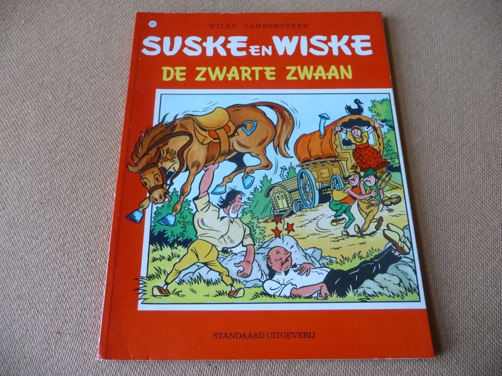 Suske & Wiske 123. De zwarte zwaan 1987 €4, Boeken, Willy Vandersteen, Eén stripboek, Nieuw, Ophalen of Verzenden