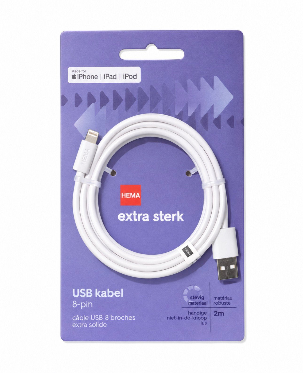 Chargeur USB-C cable 8-pin, USB-C, Enlèvement ou Envoi, Neuf